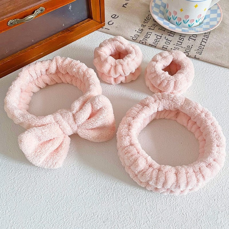 Soft Hair and Wrist Band Set
