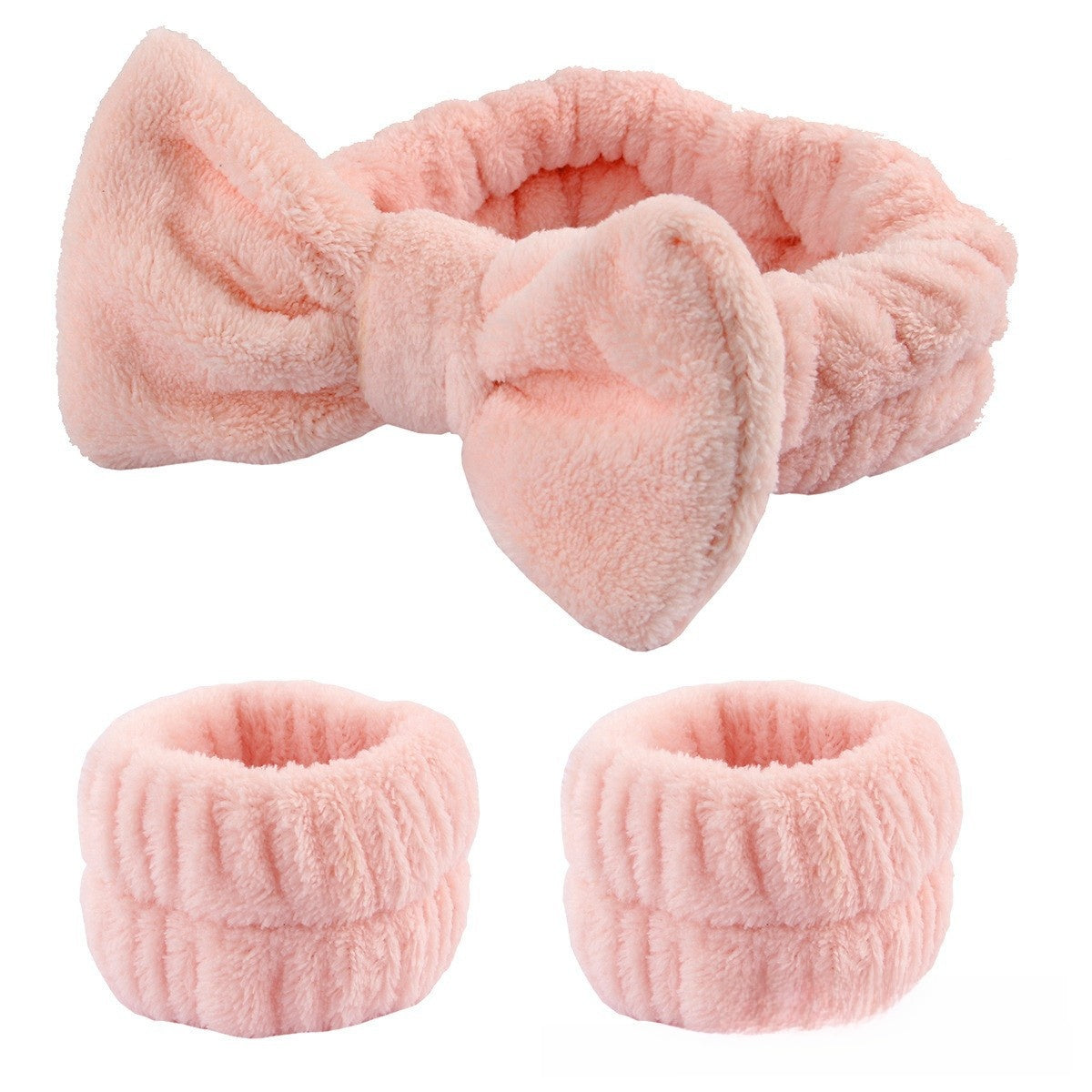 Soft Hair and Wrist Band Set